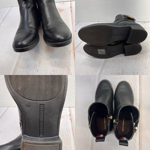 Tommy Hilfiger Women's Rezin Ornamented Zip-Up Booties SIZE 6M - Picture 15 of 17